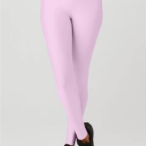 Alo high waited airlift leggings sugarplum pink
